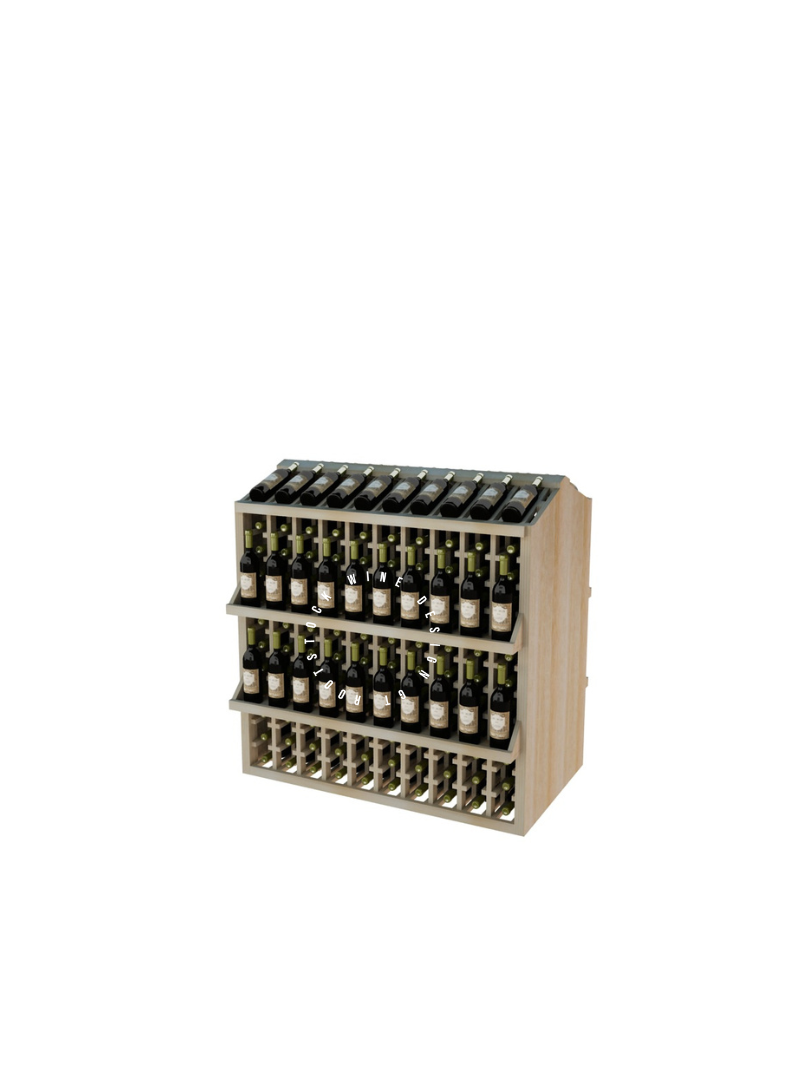 Islet With Showcase Solid Crown Two Bottles Deep