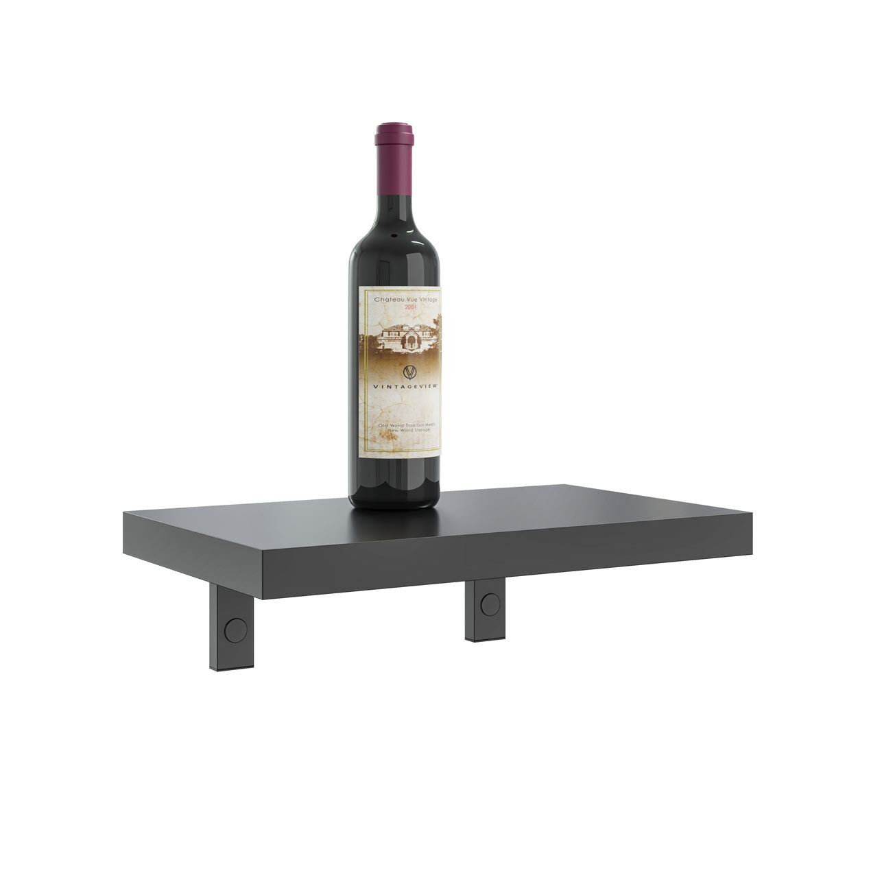 W Series Shelf (wall mounted metal wine rack)