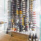 Fusion Panel Wine Wall Rack—White Acrylic (3-48 Bottles)