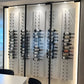 Fusion Panel Wine Wall Rack—White Acrylic (3-48 Bottles)
