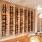 Ultra Wine Racks HZ Wall Rails – 1-4FT Wall-Mounted Metal Wine Rack (3-36 Bottles)