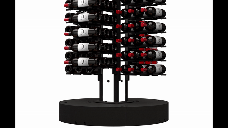 HZ Rotating Display Wine Rack (84-252 Bottles)