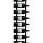 E-Series Magnum Wall Rails Metal Wine Rack – Modular Wall-Mounted Storage (8-12 Magnum Bottles)