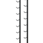 E-Series Magnum Wall Rails Metal Wine Rack – Modular Wall-Mounted Storage (8-12 Magnum Bottles)