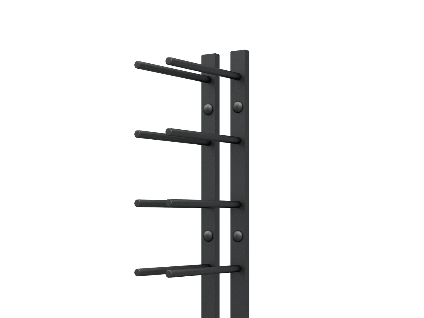 Ultra Wine Racks Straight Wall Rails – 1–4FT Wall-Mounted Metal Wine Rack (3-12 Bottles)