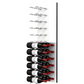 Fusion Panel Wine Wall Rack—White Acrylic (3-48 Bottles)