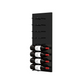 Fusion Panel Wine Wall Rack—Black (3-48 Bottles)