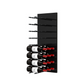 Fusion Panel Wine Wall Rack—Black (3-48 Bottles)