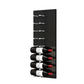Fusion Panel Wine Wall Rack—Black (3-48 Bottles)