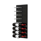 Fusion Panel Wine Wall Rack—Black (3-48 Bottles)