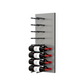 Fusion Panel Wine Wall Rack—Alumasteel Acrylic (3-48 Bottles)