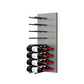 Fusion Panel Wine Wall Rack—Alumasteel Acrylic (3-48 Bottles)