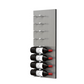 Fusion Panel Wine Wall Rack—Alumasteel Acrylic (3-48 Bottles)