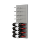 Fusion Panel Wine Wall Rack—Alumasteel Acrylic (3-48 Bottles)