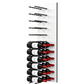Fusion Panel Wine Wall Rack—White Acrylic (3-48 Bottles)