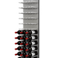 Fusion Panel Wine Wall Rack—Alumasteel Acrylic (9-36 Bottles)