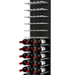 Fusion Panel Wine Wall Rack—Black Acrylic (9-36 Bottles)