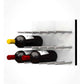 Fusion Panel Wine Wall Rack—White Acrylic (9-36 Bottles)
