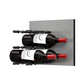 Fusion Panel Wine Wall Rack—Alumasteel Acrylic (3-48 Bottles)