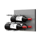 Fusion Panel Wine Wall Rack—Alumasteel Acrylic (3-48 Bottles)