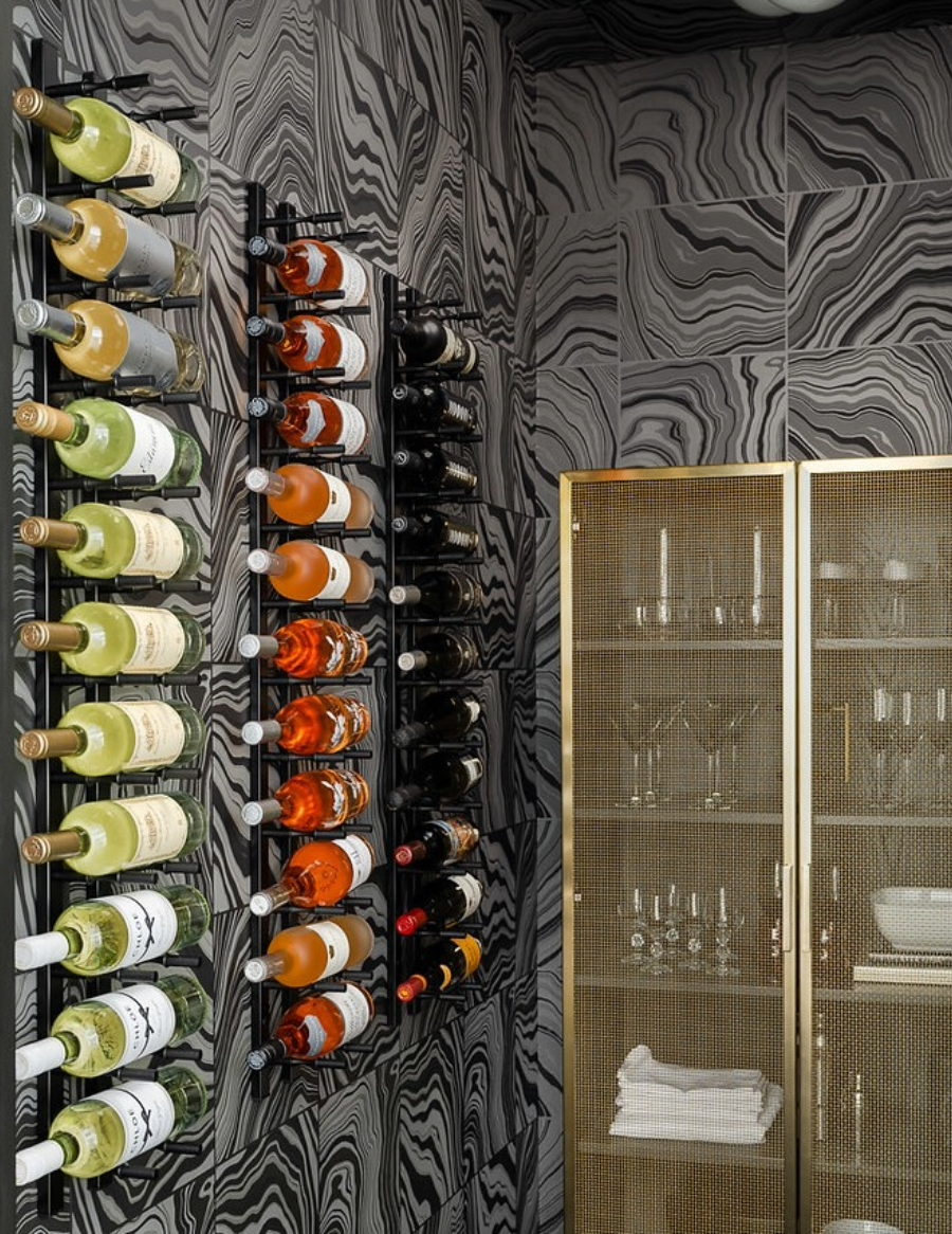 Ultra Wine Racks HZ Wall Rails – 1-4FT Wall-Mounted Metal Wine Rack (3-36 Bottles)