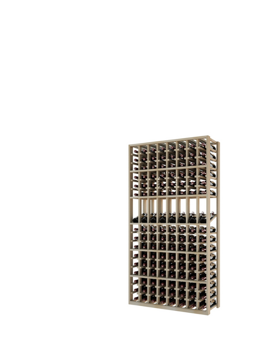 Eight Column Vino Rack With Showcase