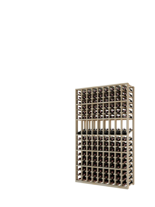 Nine Column Vino Rack With Showcase