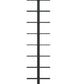 E-Series Wall Rails Metal Wine Rack (1–4 ft) – Modular Wall-Mounted Wine Storage (3-36 Bottles)