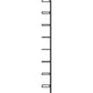 E-Series Wall Rails Metal Wine Rack (1–4 ft) – Modular Wall-Mounted Wine Storage (3-36 Bottles)