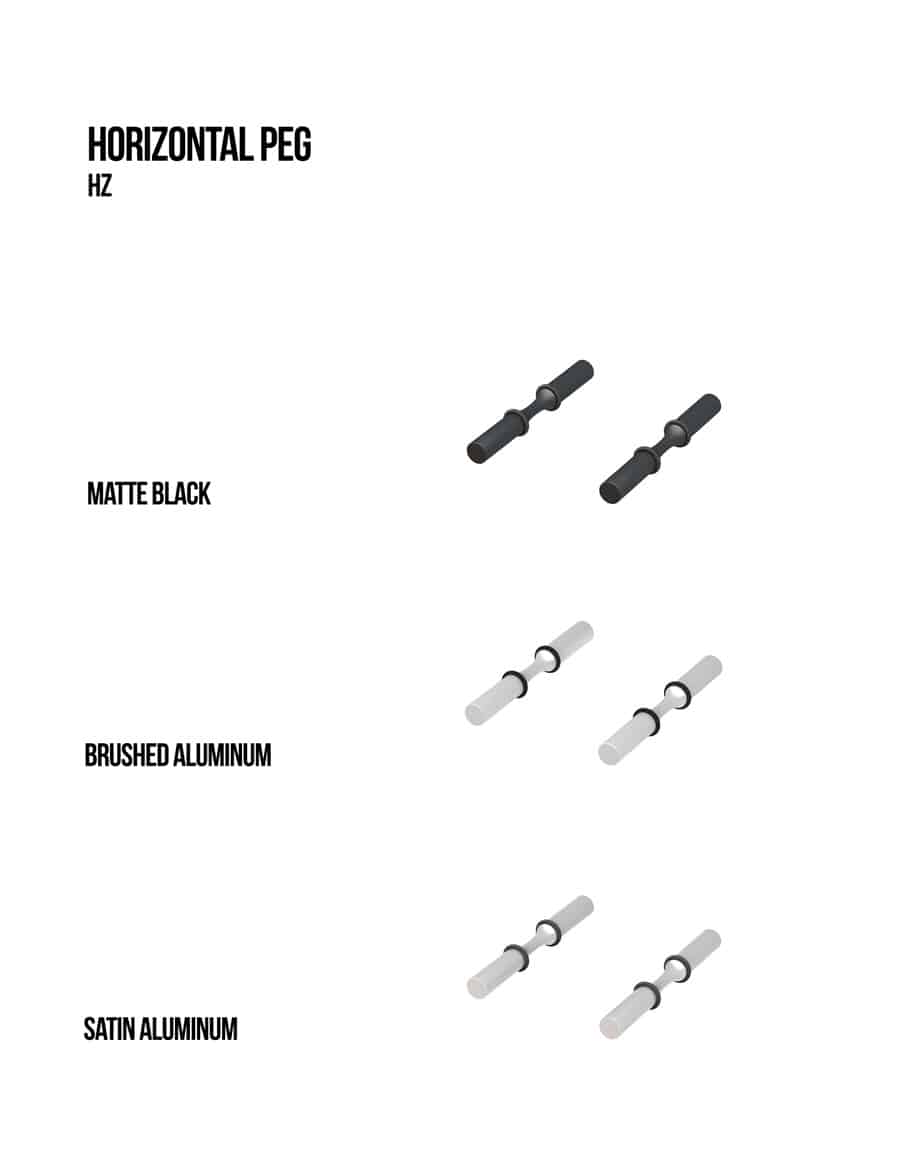 Horizontal Wine Peg (1 to 3 Bottles)