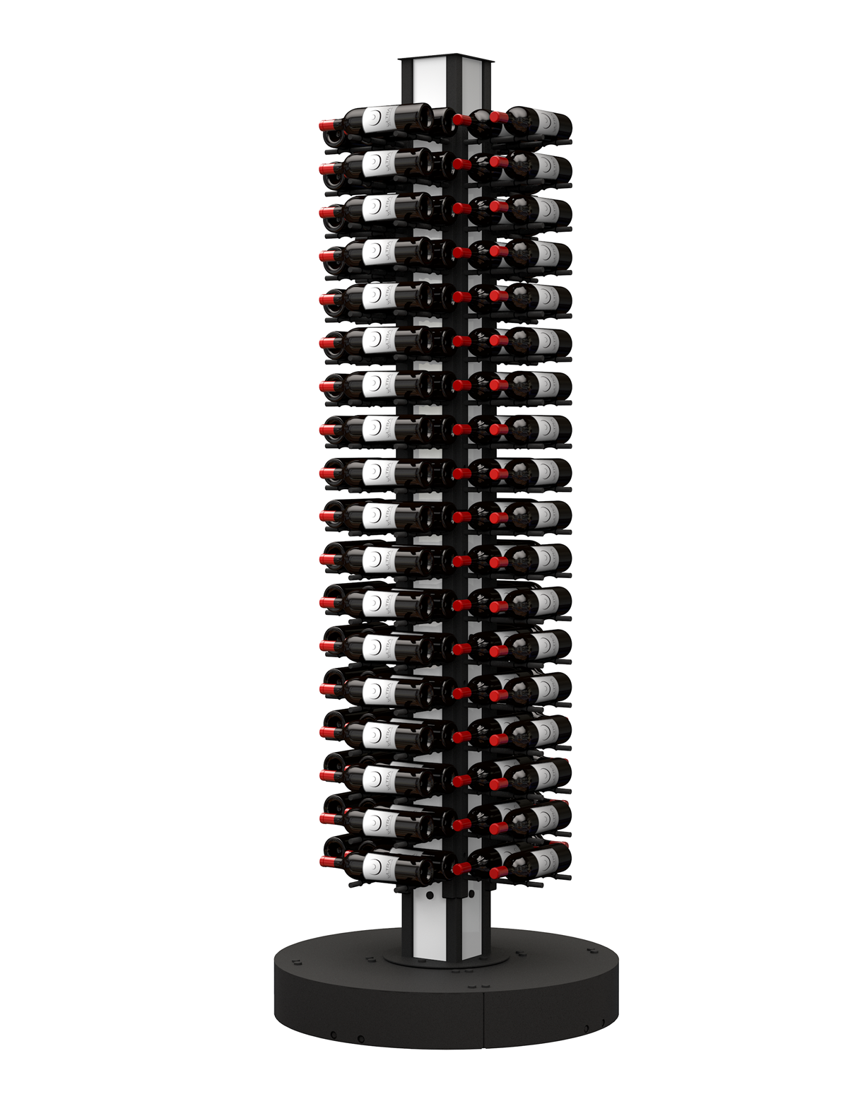 HZ Rotating Display Wine Rack (84-252 Bottles)