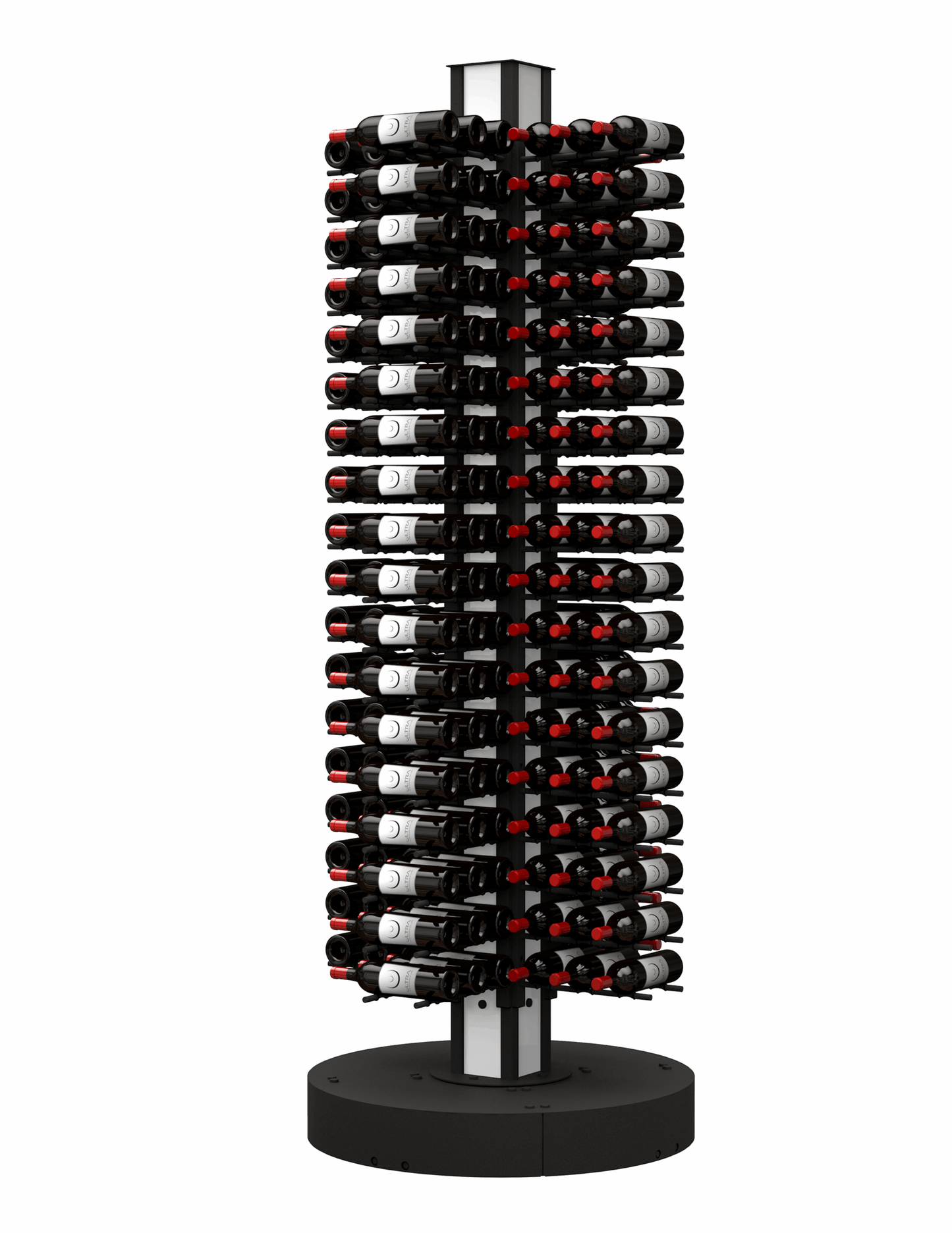 HZ Rotating Display Wine Rack (84-252 Bottles)