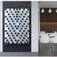 Fusion Panel Wine Wall Rack—White Acrylic (9-36 Bottles)
