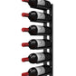 Ultra Wine Racks Straight Wall Rails – 1–4FT Wall-Mounted Metal Wine Rack (3-12 Bottles)
