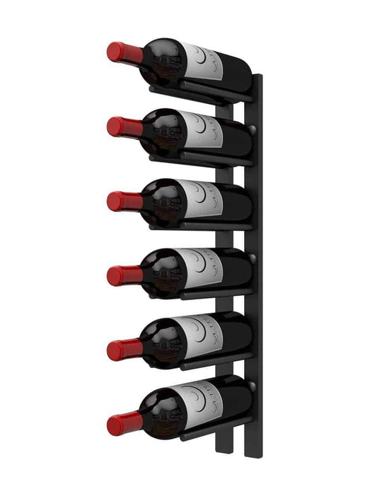Ultra Wine Racks Straight Wall Rails – 1–4FT Wall-Mounted Metal Wine Rack (3-12 Bottles)