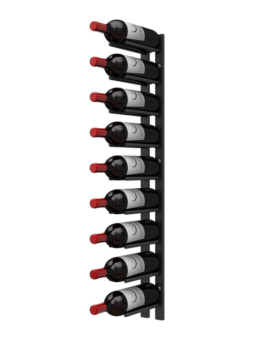 Ultra Wine Racks Straight Wall Rails – 1–4FT Wall-Mounted Metal Wine Rack (3-12 Bottles)